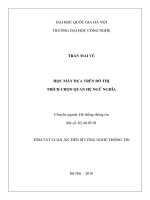 Học máy dựa trên đồ thị trích chọn quan hệ ngữ nghĩa