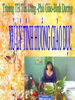 Xử lý các tình huống giao dục ppt