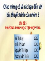 tiểu luận  - giáo dục học  - đề tài  - phương pháp học tập hợp tác