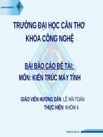 BÀI BÁO CÁO ĐỀ TÀI: báo cáo mainboard MÔN: KIẾN TRÚC MÁY TÍNH