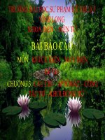 BÀI BÁO CÁO MÔN : KHÍ CỤ ĐiỆN – MÁY ĐiỆN Đề Tài: CHƯƠNG 3: CẦU CHÌ – ÁPTÔMÁT – CÔNG TẮC TƠ – KHỞI ĐỘNG TỪ