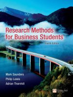 Research methods for business students 4th edition mark saunders