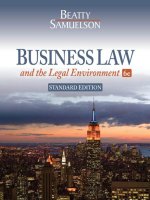 Business law and legal Environment 6e Standard Edition