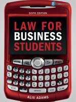 Law for business student 6th edition