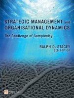 Strategic management and organisational dynamics the challenge of complexity to ways of thinking about