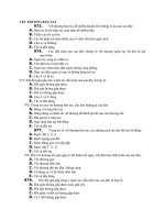 Trắc Ngiệm VẾT THƯƠNG bàn TAY