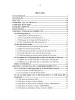 Chất lượng dịch vụ của các siêu thị chuyên doanh trên địa bàn thành phố Hà Nội