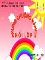 Trò chơi rung chuông vàng khối 5