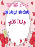 Giáo án toán 1 cộng với số 0