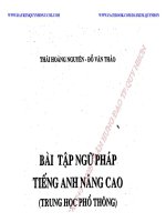 Bài tập ngữ pháp tiếng anh nâng cao