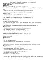 DE cuong on tap hoa 12 hay theo ki thi THPT quoc gia