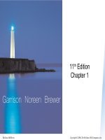 Manerial accounting 11e garrison noreen brewer chap001 