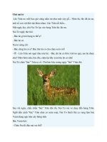 Truyện kể mầm non chú nai tơ 