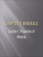 Minerals  identification 4 1 