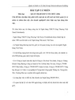 Bài tập cá nhân Đổi mới văn hóa cá nhân nhóm làm việc tại ngân hàng Viettinbank