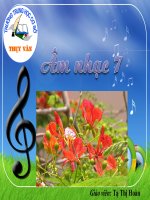 Âm nhạc 7 (tiết 31) tiếng ve gọi hè 