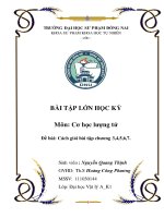 Bài tập lớn Cách giải bài tập chương 3,4,5,6,7