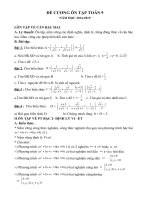 đề cương toán 9 học kì 2