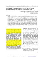 2011   nguyễn thanh cao    đặc điểm DỊCH tễ học TRẦM cảm ở NGƯỜI TRƯỞNG THÀNH tại PHƯỜNG SÔNG cầu, THỊ xã bắc kạn, TỈNH bắc kạn