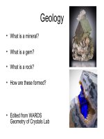 Geology mineral introduction to earth science