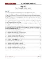 Đề cương tâm lý học quản trị kinh doanh