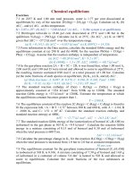 giải chi tiết bài tập cân bằng hóa học (cao học)