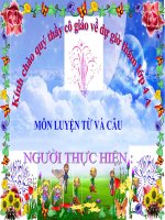 Mở rộng vốn từ ý chí nghị lực LTVC lớp 4 1 