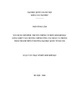 Xây dựng mô hình truyền thông biến đổi khí hậu lồng ghép vào công tác đoàn và phong trào thanh niên tại trường Đại học Quốc tế Bắc Hà