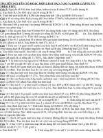 bài tập chương II hóa học lớp 10