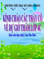 Luyện tập về động từ LTVC lớp 4 8 