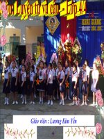 Luyện tập về động từ LTVC lớp 4 2 