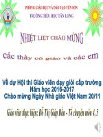 Bài giảng về tính từ LTVC lớp 4 5 