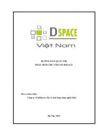 Hướng dẫn quản trị phần mềm thư viện số dspace 