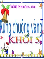 rung chuong vang lớp 5 