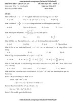 60 DE THI TRAC NGHIEM TOAN HK1 LOP 12 CO DAP AN