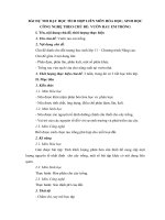 Bài dự thi dạy học theo chủ đề tích hợp liên môn: Vườn rau em trồng (liên môn hóa học, sinh học và công nghệ)