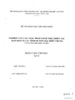 Nghiên cứu các giải pháp giảm nhẹ thiên tai hạn hán ở các tỉnh duyên hải miền trung (từ hà tĩnh đến bình thuận)  tập II  báo cáo chung (chương IV, v, VI) 