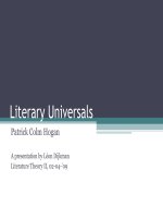 Literary universals 