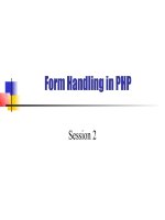 Slide môn học PHP session 3 form handling in PHP 
