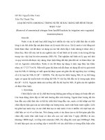 Sự biến đổi của các chất ô nhiễm trong nước rỉ rác được xử lý bởi sự kết hợp các bể phản ứng 