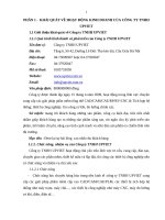 Báo cáo thực tập tổng hợp hoàn chỉnh Công ty TNHH UPVIET