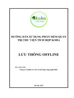 hướng dẫn sử dụng phần mềm quản trị thư viện tích hợp koha 