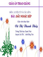 Bài giảng dấu ngoặc kép LTVC lớp 4 2 