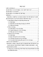 Hoàn thiện quản trị rủi ro tín dụng tại ngân hàng TMCP phát triển TP hồ chí minh   chi nhánh hồ gươm 