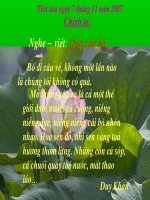 chính tả quà của bố 