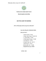 Biện pháp sinh học trong sử lý ô nhiễm đất