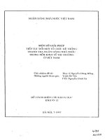 Một số giải pháp tiếp tục đổi mới tổ chức hoạt động thanh tra ngân hàng nhà nước trong nền kinh tế thị trường ở việt nam 