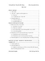 Tìm hiểu ảnh hưởng của số lần cấy chuyển và phương thức cấy chuyển đến hệ số nhân và chất lượng cây invitro trên giống chuối Tiêu Hồng