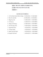 mô hình quá trình phản ứng của khách hàng theo aida và trình bày các quảng cáo nhằm mục tiêu theo các cấp độ của aida 