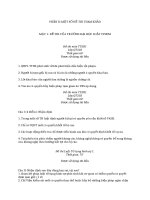 PHẦN IIĐề Thi tham khảo môn Luật Tố tụng hình sự